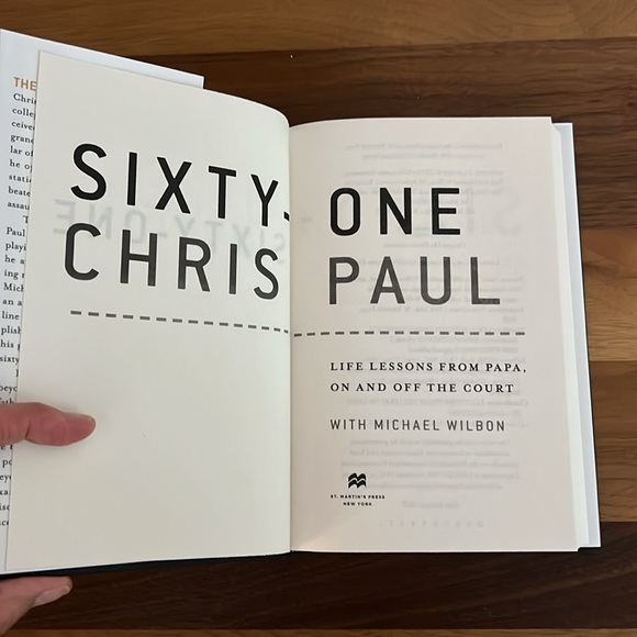 Chris Paul “Sixty-One” autobiography. Hardback book, signed by author - Picture 4 of 5